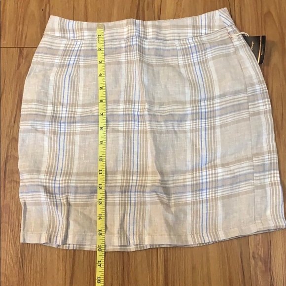Forever 21 Contemporary Mini 100% Linen Skirt - Picture 8 of 8